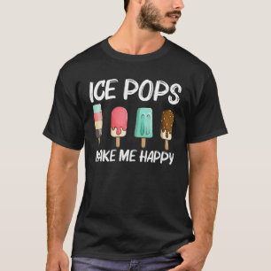 Cute Ice Pop Gift For Men Women Ice Cream Frozen F T-Shirt