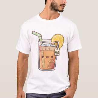 Cute Iced Lemon Tea Drink T-Shirt