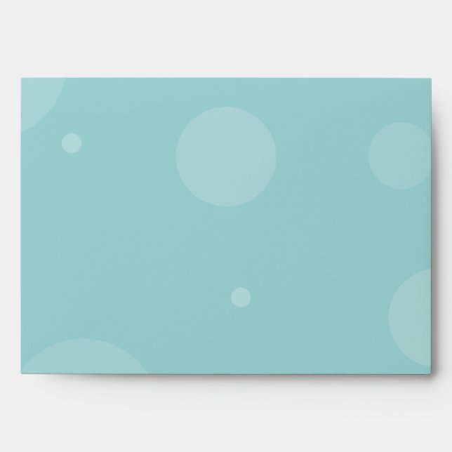 CUTE ICY POLKA DOT PATTERN ENVELOPE (Front)