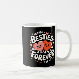 Cute Ies Forever Hearts Friendship Girls Valentine Coffee Mug