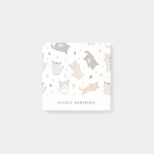Cute Illustrated Cats Post-it Notes