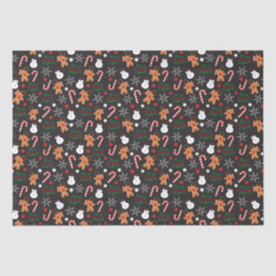 Cute Illustrated Christmas Character  Tissue Paper