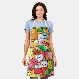 cute illustration design for apron