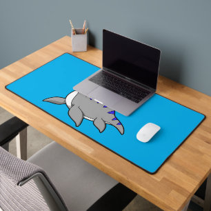 Cute Illustration Of A Loch Ness Monster. Desk Mat