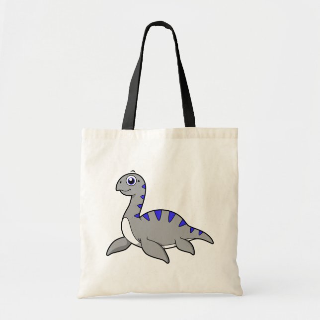 Cute Illustration Of A Loch Ness Monster. Tote Bag (Front)