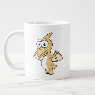 Cute Illustration Of A Pterodactyl. 2 Large Coffee Mug