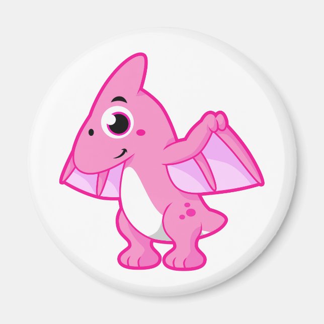 Cute Illustration Of A Pterodactyl. Magnet (Front)