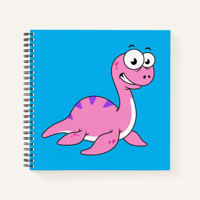 Cute Illustration Of The Loch Ness Monster. Notebook (Front)