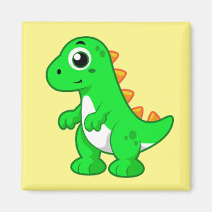 Cute Illustration Of Tyrannosaurus Rex. Magnet