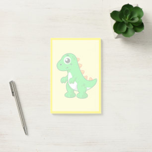 Cute Illustration Of Tyrannosaurus Rex. Post-it Notes