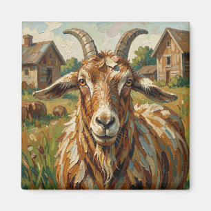 Cute Impastos Farm Animal Goat   Magnet
