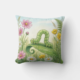 Cute Inchworm Tiny Insects Cushion