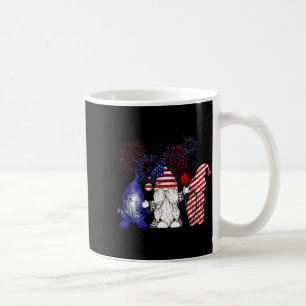 Cute Independence Day Patriotic Gnomes Happy 4th Coffee Mug