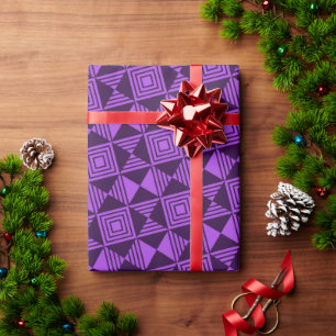 Cute Initial Chic Celebration Birthday Wrapping Paper