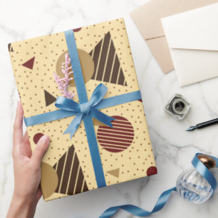 Cute Initial Sophisticated Romantic Feminine Wrapping Paper
