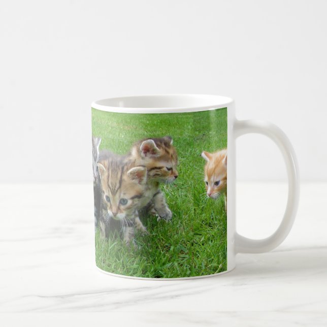 Cute Innocent Kittens Coffee Mug (Right)