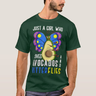 Cute Insect Just A Girl Who Loves Avocados And But T-Shirt