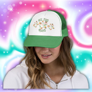Cute Inspirational Bee Kind - Rewind Trucker Hat
