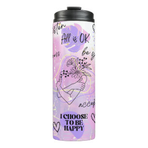 Cute Inspirational Female Self Love Thermal Tumbler