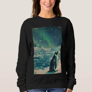 Cute Inspirational Penguin Retro Graphic Vintage A Sweatshirt