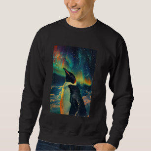 Cute Inspirational Penguin Retro Graphic Vintage A Sweatshirt