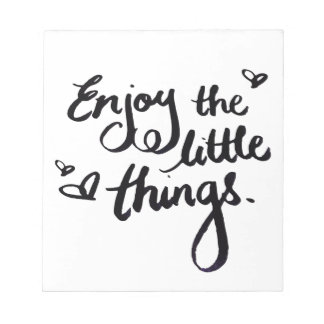 Cute Inspirational Positivity Quote Notepad