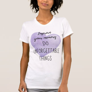 Cute inspirational quote making memories T-Shirt