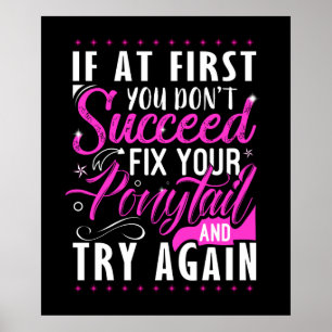 cute inspirational succeed word art Business Poster