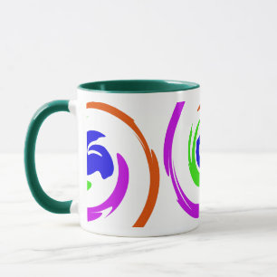 Cute Inspirational Vibrant Colourful Abstract Art Mug