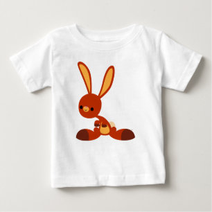 Cute Interested Cartoon Rabbit Baby T-Shirt