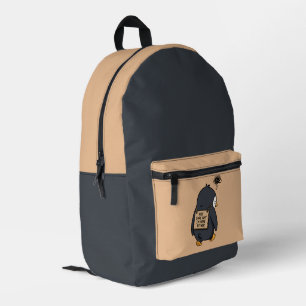 Cute Introvert Humor Printed Backpack