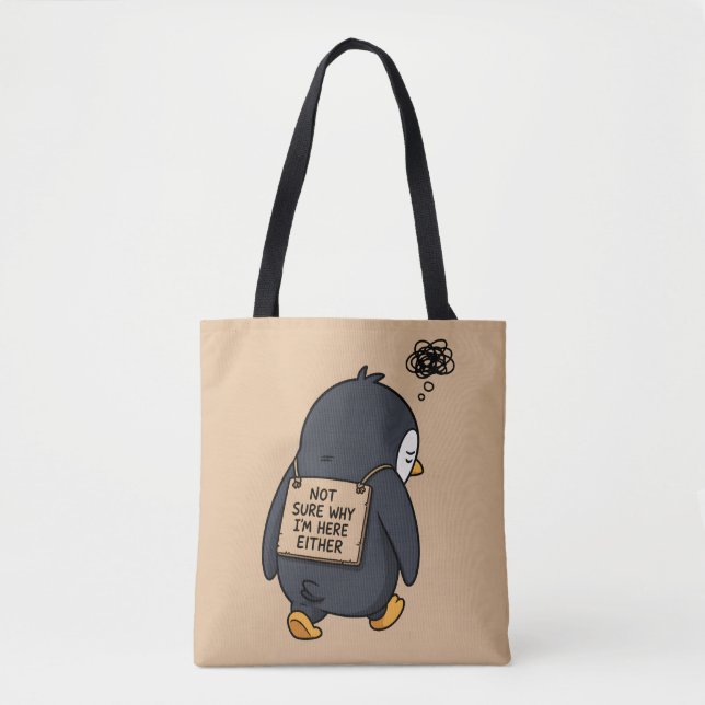 Cute Introvert Humour Tote Bag (Front)