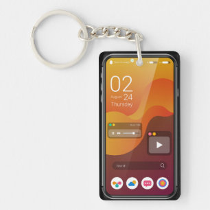 Cute iPhone Tech Lover Gift Key Ring
