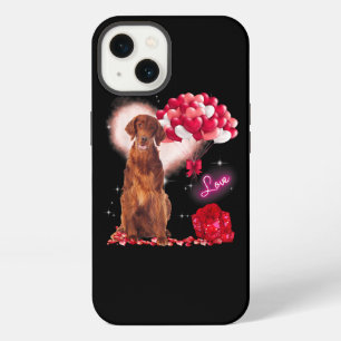 Cute Irish Setter Balloon Heart Valentines Day Val iPhone 13 Case