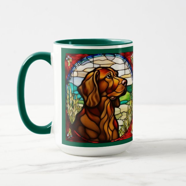 Cute Irish Setter Coffee Mug (Left)