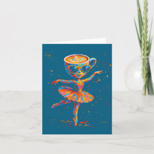 Cute Italian Brainrot Meme Ballerina Cappuccina Card