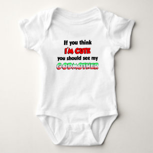 Cute Italian Godmother Baby Bodysuit