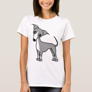 Cute Italian Greyhound - Grey T-Shirt