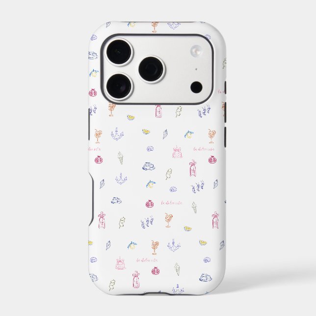  Cute Italian Minimalist Birthday (Back)