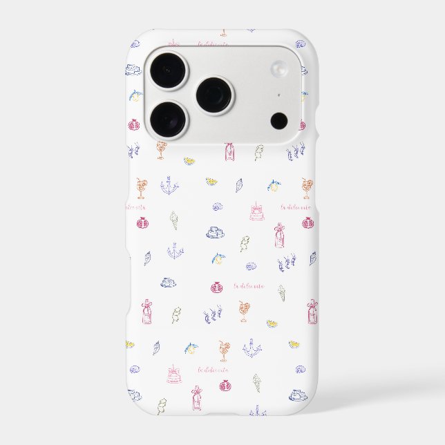  Cute Italian Minimalist Birthday (Back)