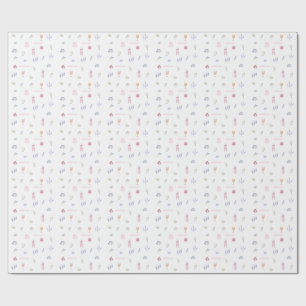  Cute Italian Minimalist Birthday Wrapping Paper