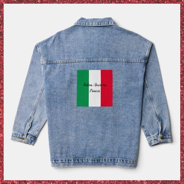 Cute Italian Princess  Denim Jacket (Creator Uploaded)