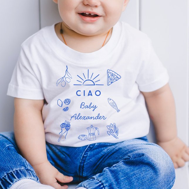 Cute Italian Themed Baby Shower Gift Ciao Baby Bodysuit (Creator Uploaded)