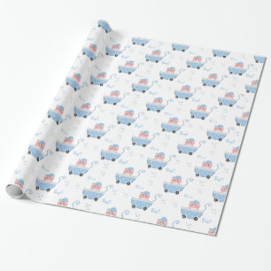 Cute It's a Boy  Baby Shower Wrapping Paper
