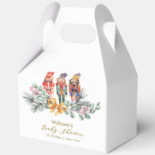 Cute It's Cold Outside Nutcracker Baby Shower Favour Box