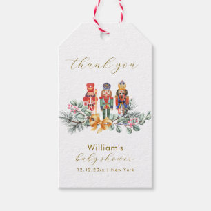 Cute It's Cold Outside Nutcracker Baby Shower  Gift Tags