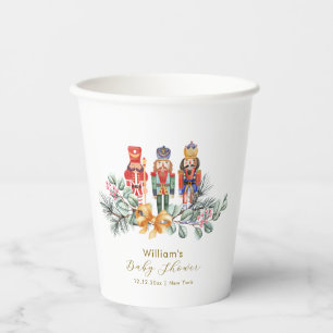 Cute It's Cold Outside Nutcracker Baby Shower Paper Cups
