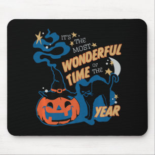 Cute It's the Most Wonderful Time Of the Year Cat Mouse Pad