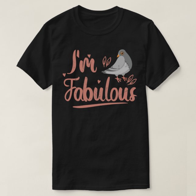 Cute Ix27m Fabulous Pigeon Lover Dove Bird Lovers  T-Shirt (Design Front)