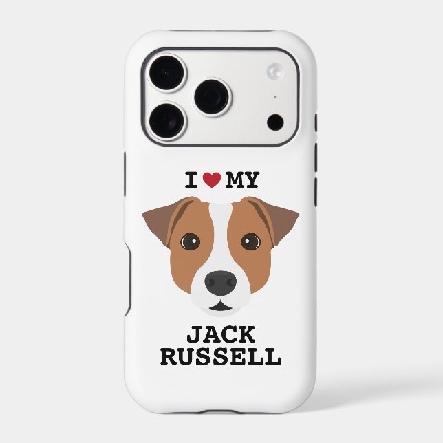 Cute Jack Russell Dog (Back)